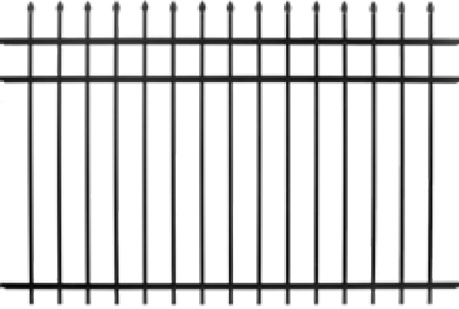 Aluminum fencing abigail