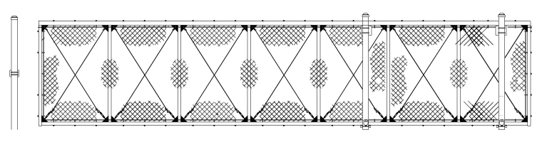 Aluminum fencing Ella Marie