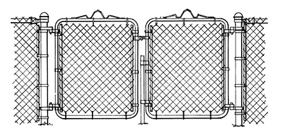 Aluminum fencing Ella Marie