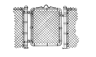 Aluminum fencing Ella Marie